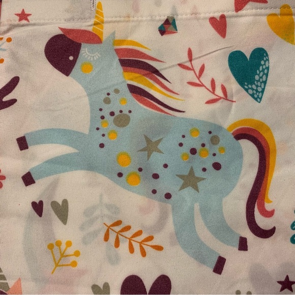 Unicorn Rainbow Fabric Shower Curtain 70 X 72 In Multicolor Pink pb & j - Picture 6 of 7